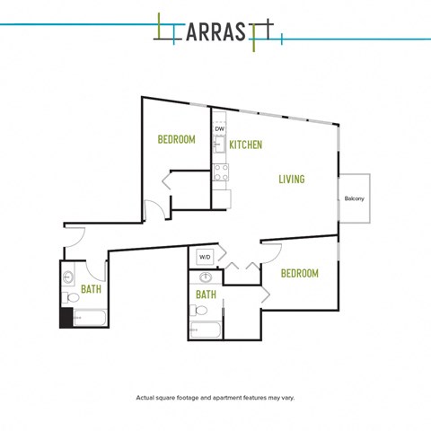 2 Bed 2 Bath
